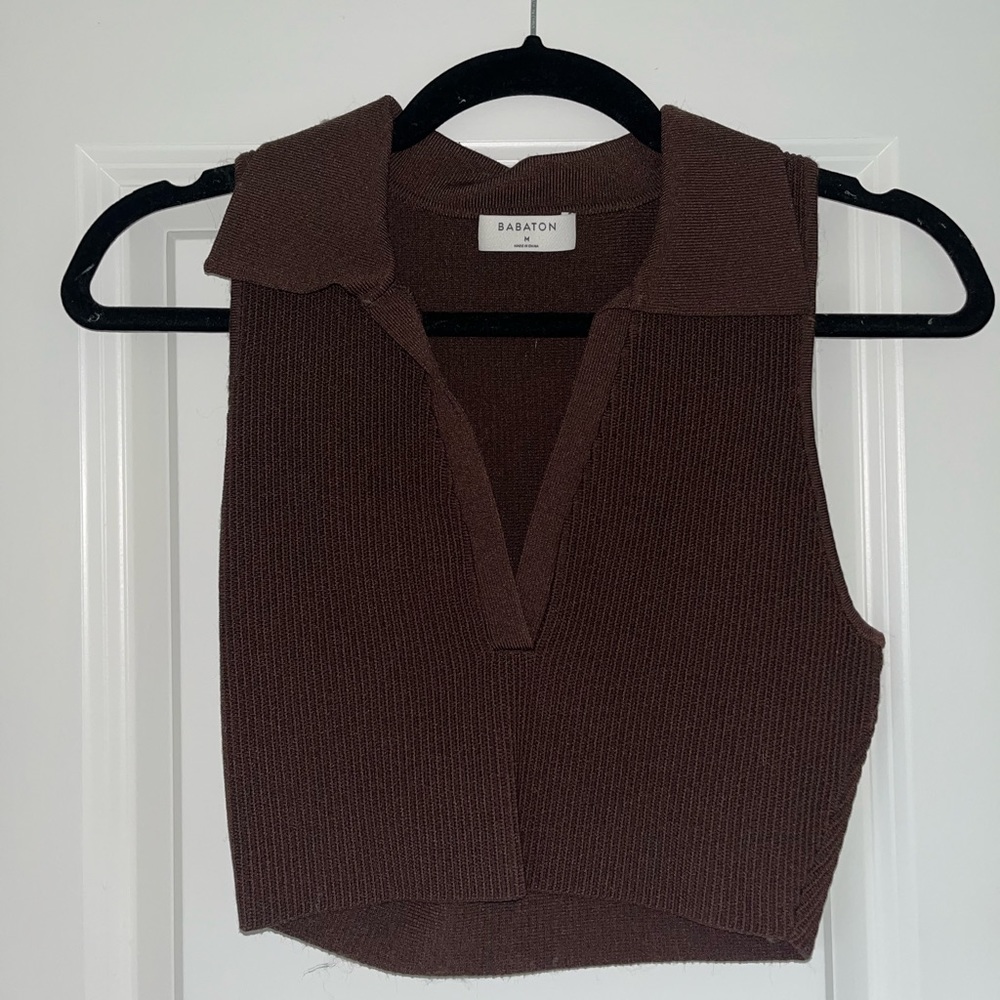 Babaton Women’s Crop Top in Brown